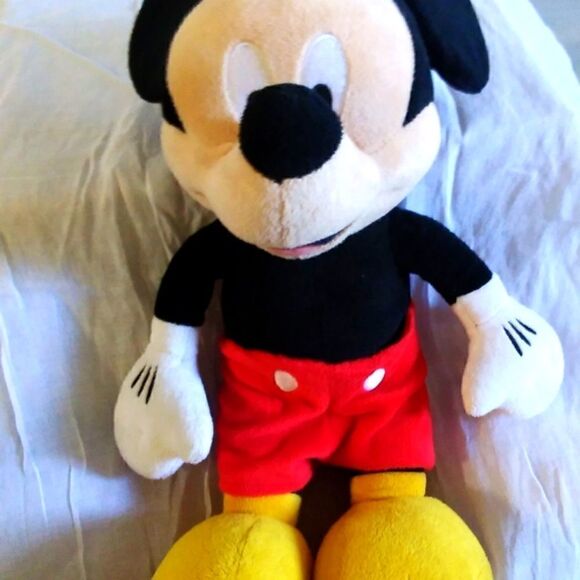 Disney Other - MICKEY MOUSE Disneyland  Plush 14" Stuffed Animal Toy VINTAGE